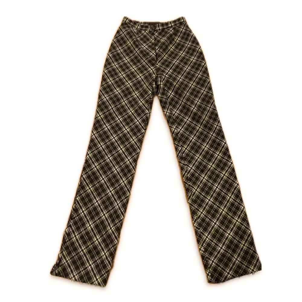 Dolce & Gabbana Vintage EUC Plaid Wool Trousers (US 24)
